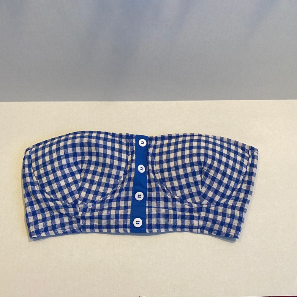 Brand New Gingham Crop Top